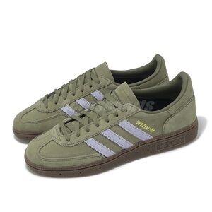 🆕 NIB RARE Adidas Handball Spezial Focus Olive Violet Suede Sneakers Athleisure